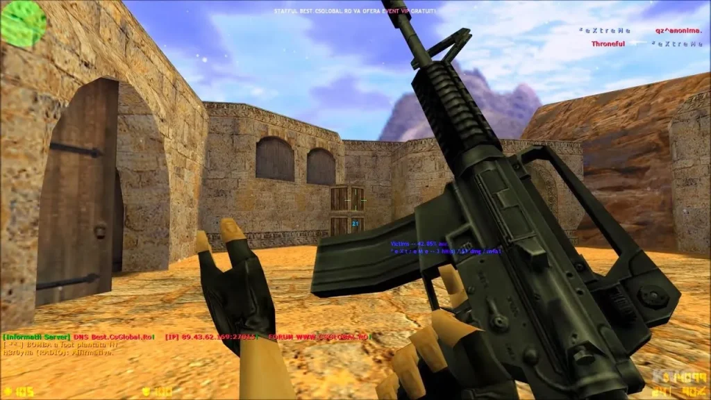 Counter-Strike game on PC